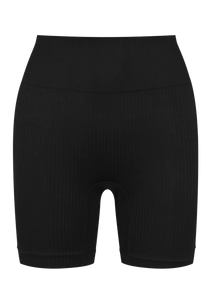 Ribbed Midi Short with Side Panel