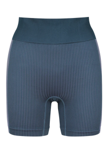 Ribbed Midi Short with Side Panel